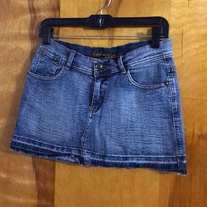 Jean Mini Skirt